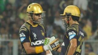 Kolkata Knight Riders reach 82 for no loss after 10 overs vs Lahore Lions